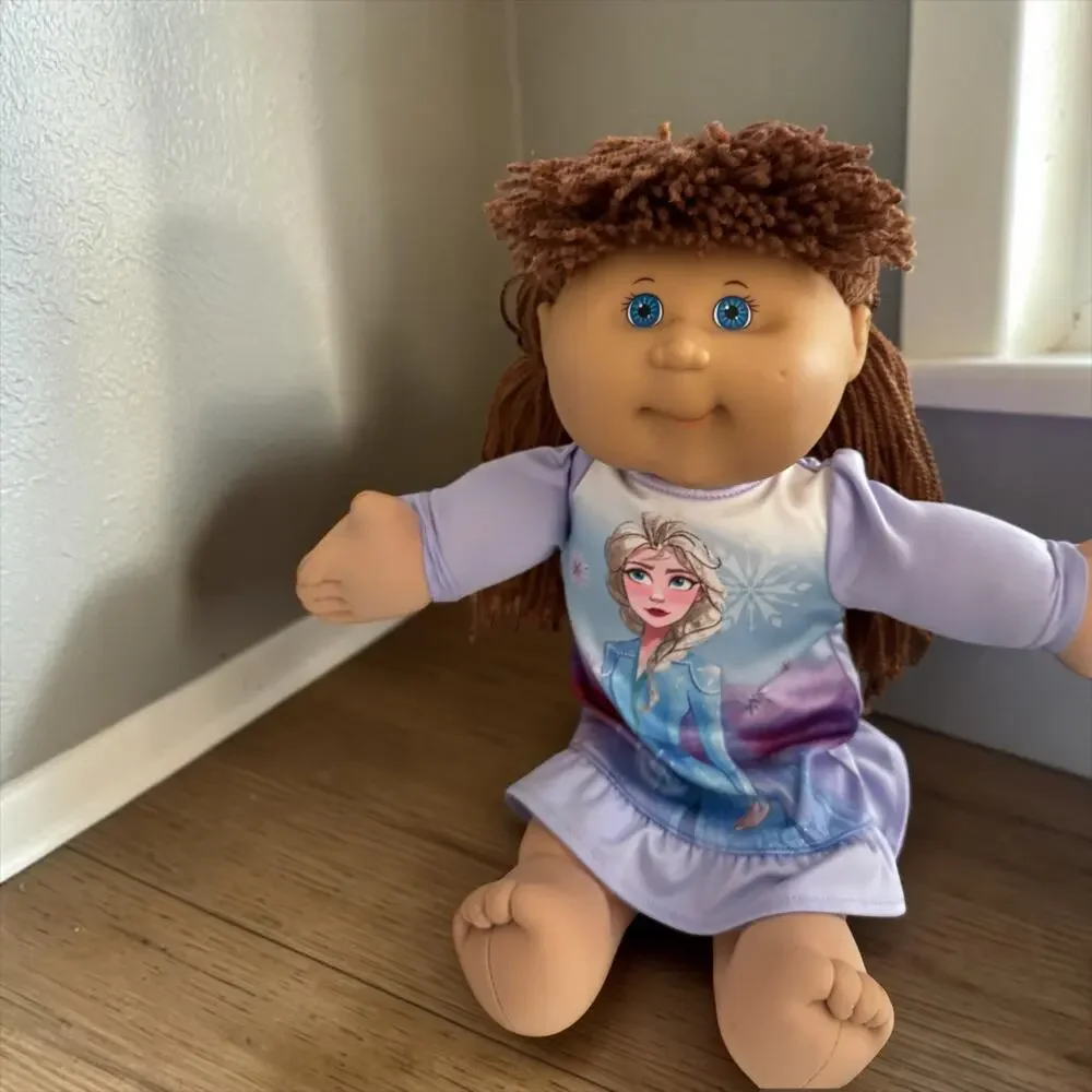 Vintage 2004 Cabbage Patch Kid Play Along PA-2 18 Inch Doll Brown Pigtails